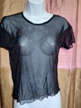 Beach Cabana - See Through Beach Cover up tee